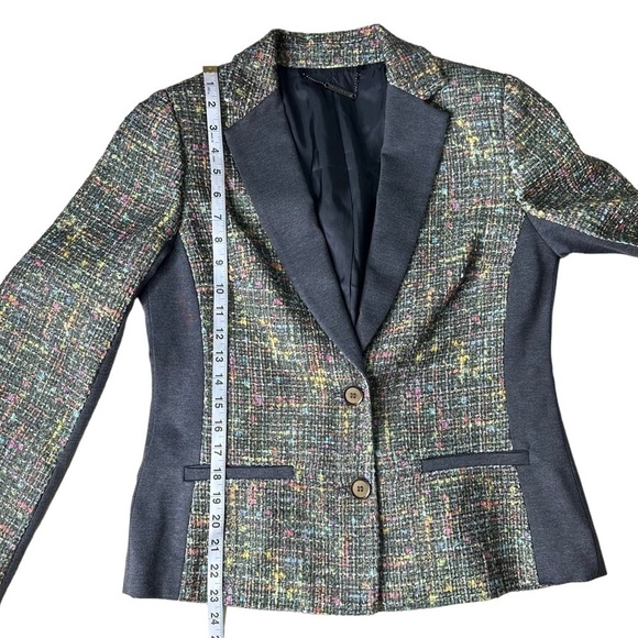 Trina Turk Multicolored 2 Piece Tweed Suit. Size 10 - Picture 15 of 15